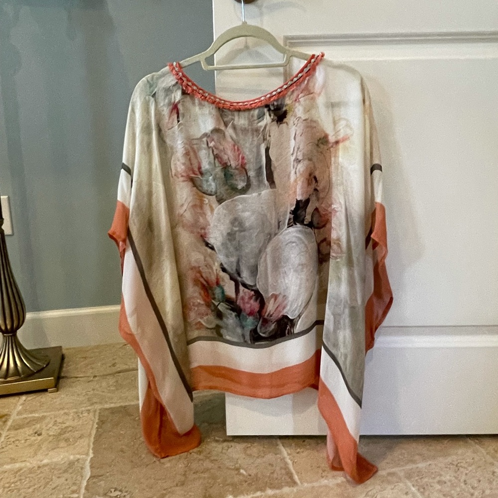 Dramatic flowing sheer top by Blank London